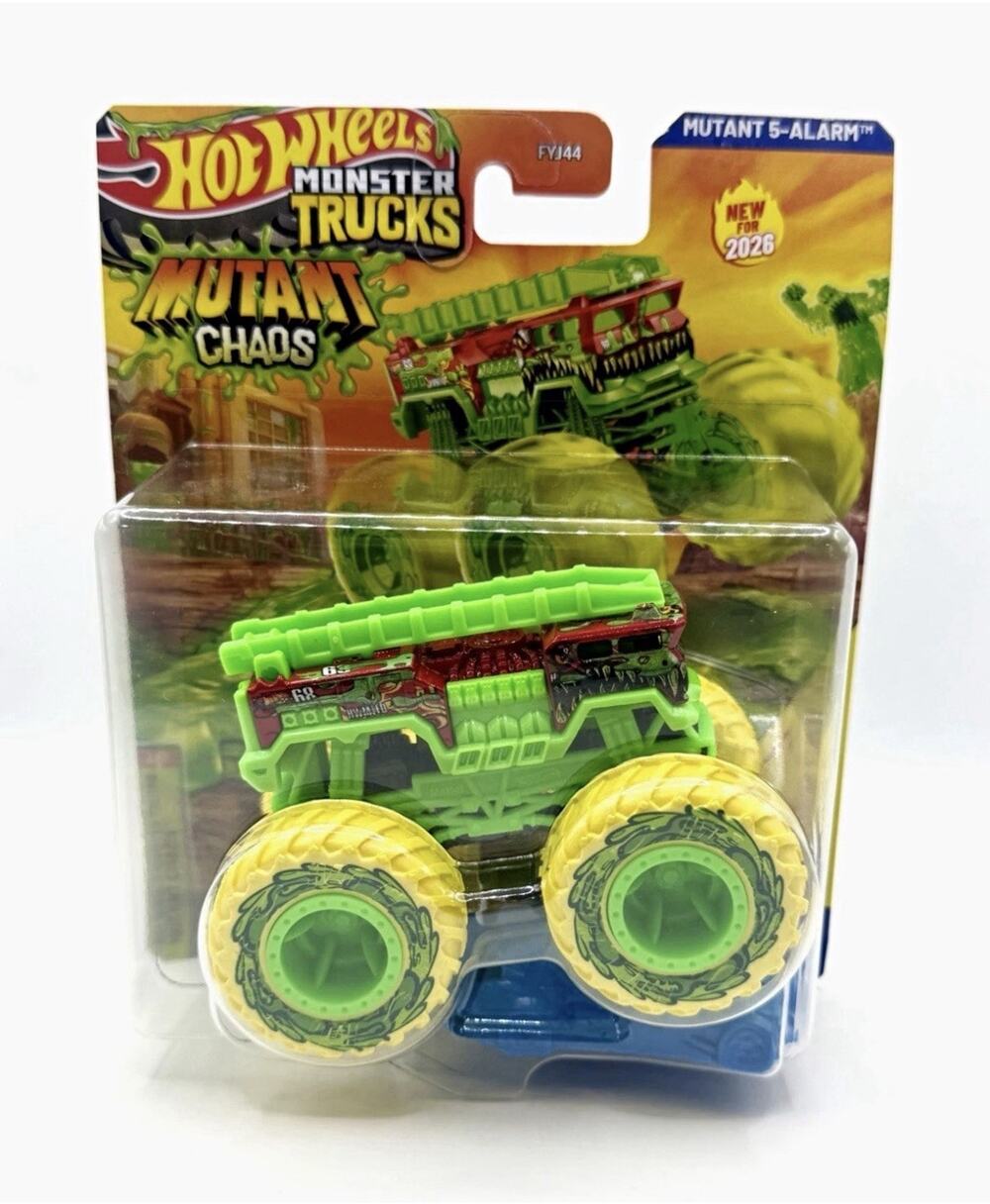 Hot Wheels Monster Trucks Mutant Chaos Mutant 5-Alarm 1:64 Diecast 2026